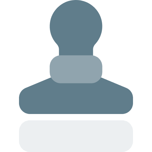 Stamp sign certificate miscellaneous icon