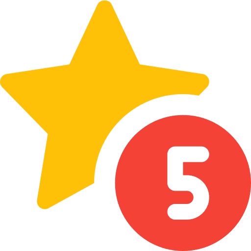 Star rate star shapes and symbols icon