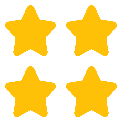 Stars shapes and symbols quality rating icon