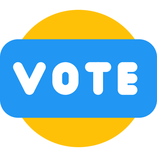 Vote badges elections miscellaneous icon