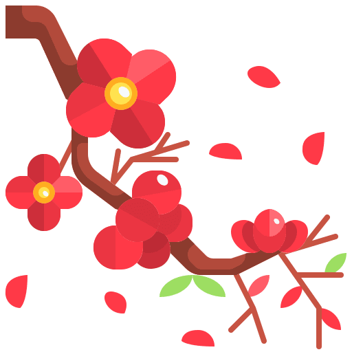 Cherry blossom cherry tree sakura cherry blossom icon