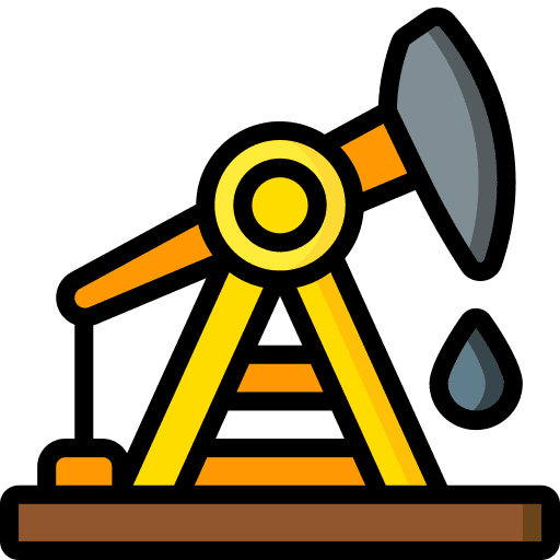 Oil drill oil drill drilling fuel icon