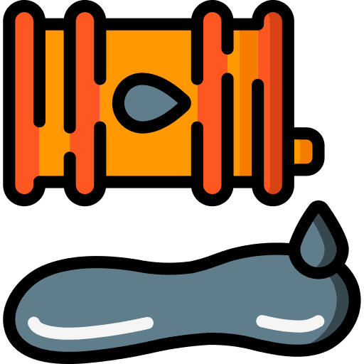 Oil spill oil energy barrel icon