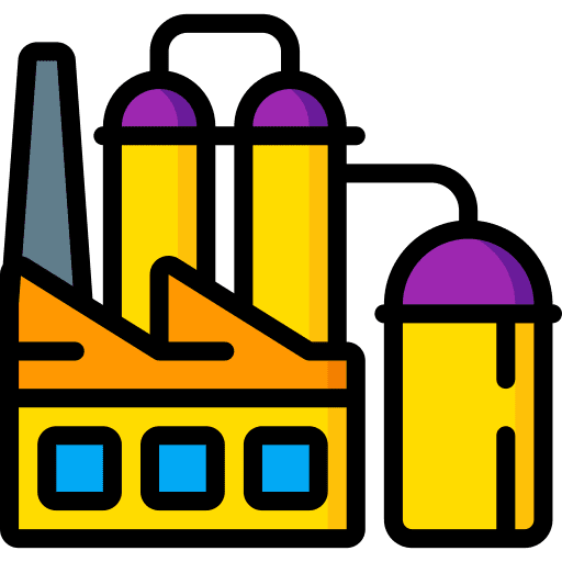 Refinery industry petroleum refinery icon