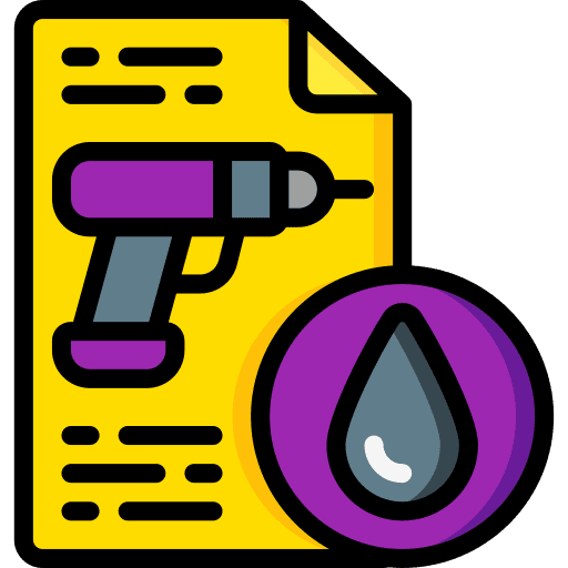 Oil drill files and folders oil drill industry icon