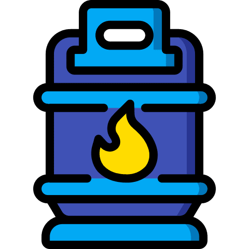 Gas industry container icon