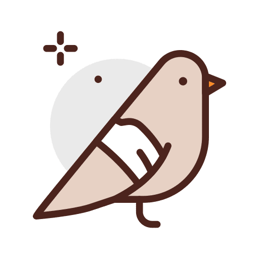 Bird injury wounds treatment icon