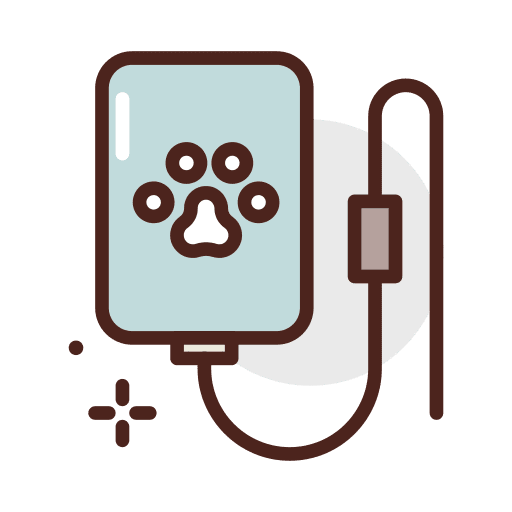 Infusion blood pets vet icon