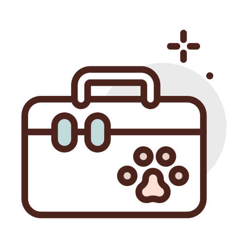 Bag pets bag luggage icon