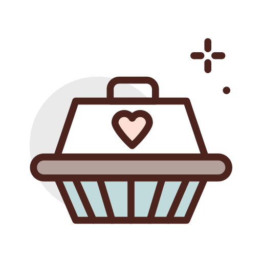 Carrier carry heart carrier icon