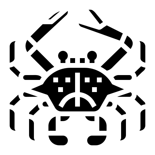 Cancer cancer esoteric shapes and symbols icon