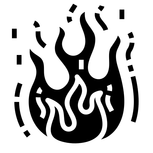 Fire astrology horoscope zodiac icon