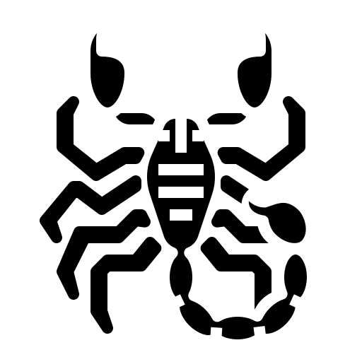 Scorpio scorpio zodiac esoteric icon