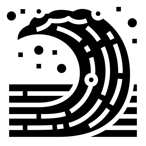 Water mystical element fortune icon