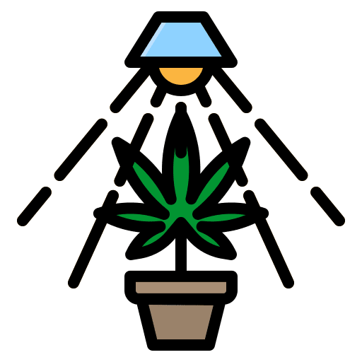 Cannabis cannabis farming and gardening marijuana icon