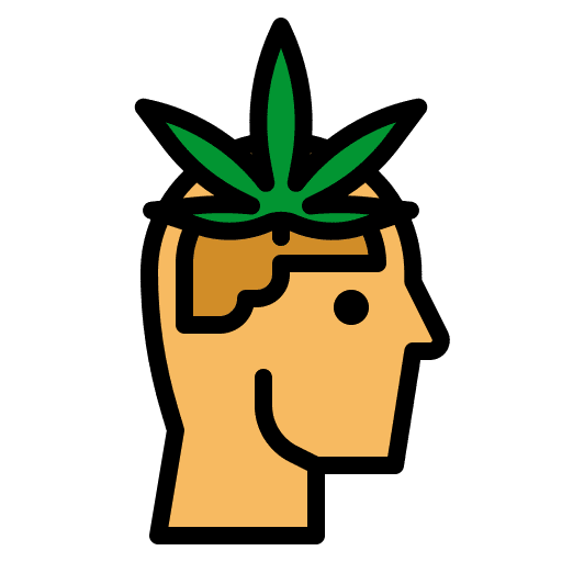 Drug addiction marijuana healthcare and medical drug addiction icon