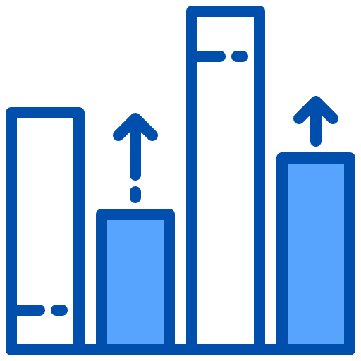 Data data diagram arrow icon