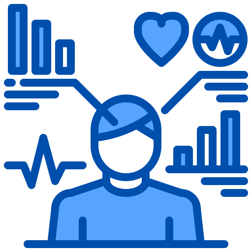 People statistic man business and finance icon