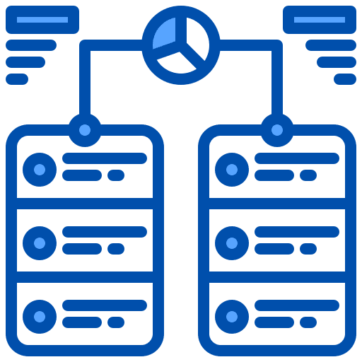 Servers servers analytics chart icon