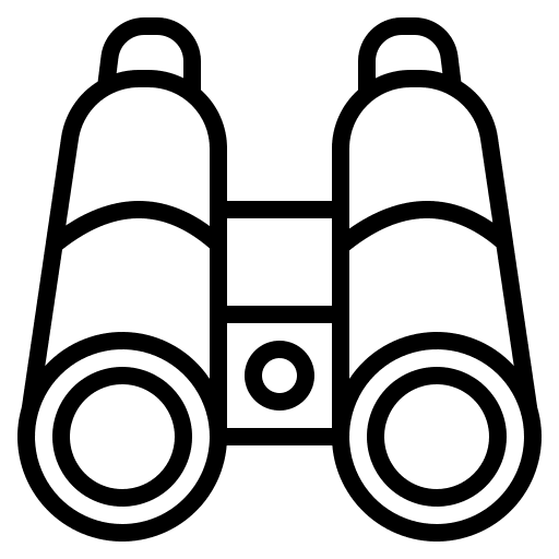 Binocular hobbies hobbies and freetime tool icon