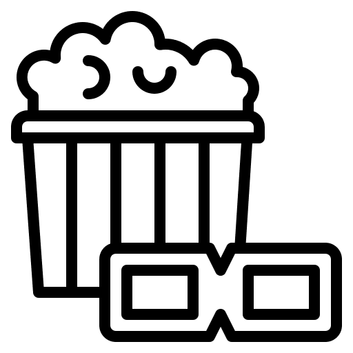 Movie film food movies icon