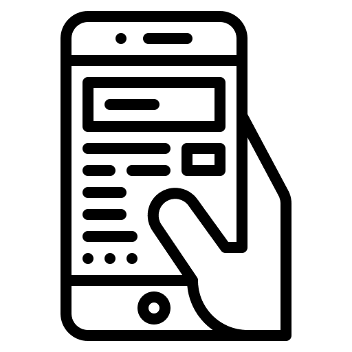 Smartphone mobile phone smartphone cell phone icon