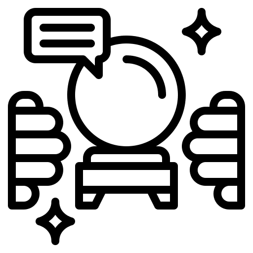 Fortune teller hobbies constellation hobbies and free time icon