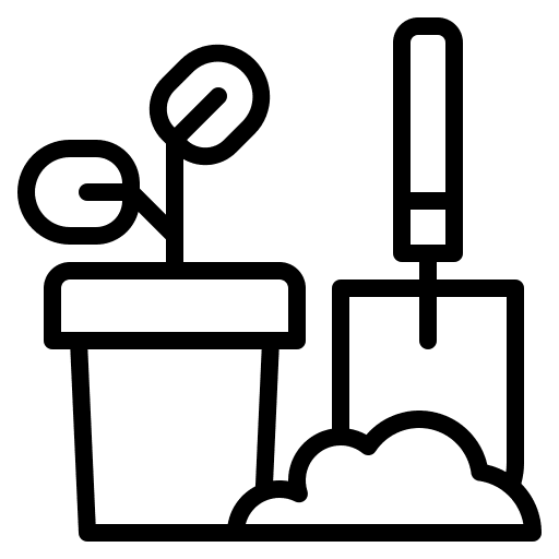 Gardening seed gardening plant icon