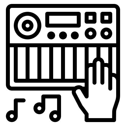 Music music and multimedia electronics electronic icon