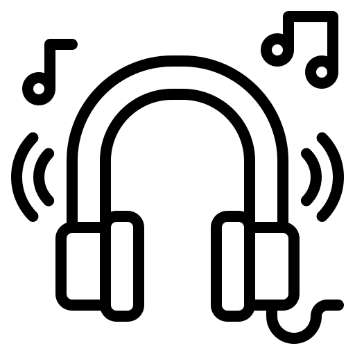 Music music technology headphones icon