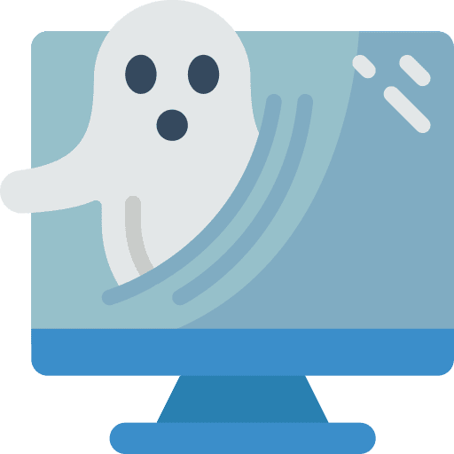 Computer halloween security computer icon