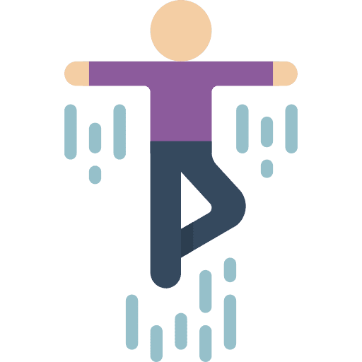 Flying magic halloween rise icon