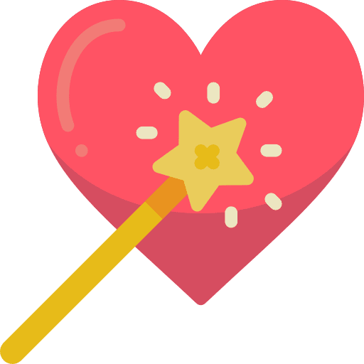 Heart spell heart halloween icon
