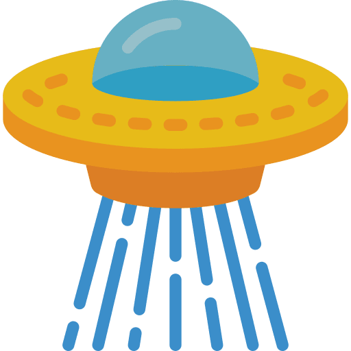 Ufo spaceship transportation ufo icon
