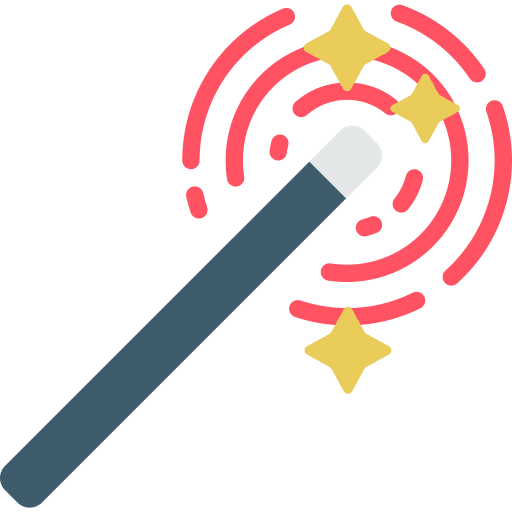 Wand magic wand wizard icon