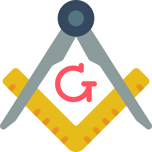 Compass masonry miscellaneous compass icon