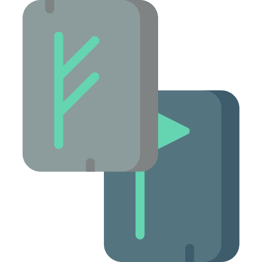 Rune magic symbols runes icon