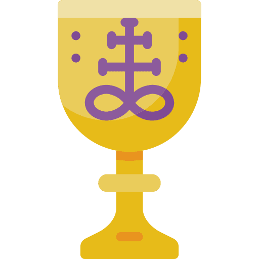 Chalice religion satan halloween icon
