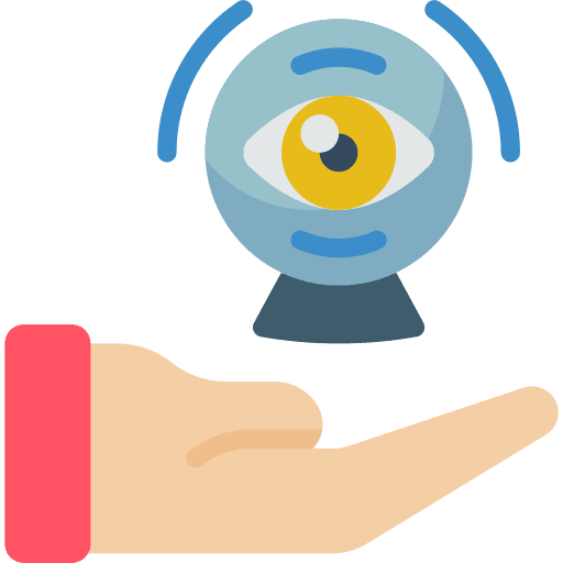 Crystal ball magic ball wizard fortune icon