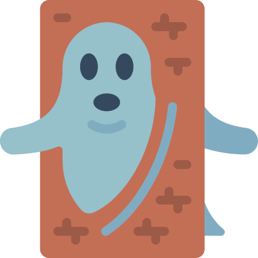 Ghost horror paranormal terror icon