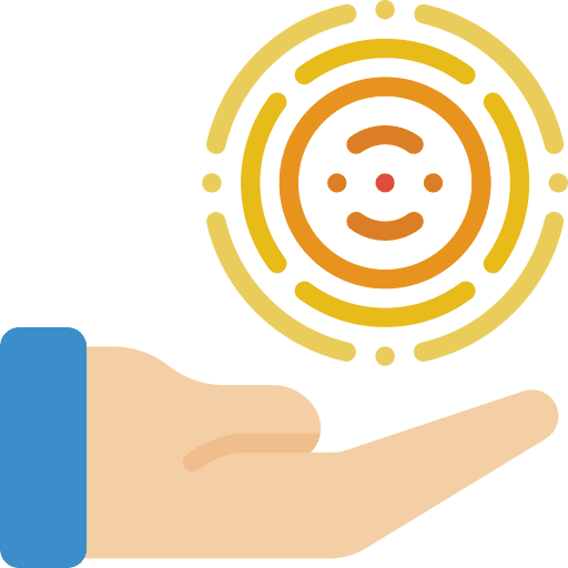 Hand wizard powers hand icon