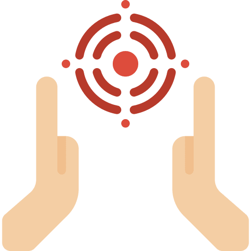 Hands hand halloween magician icon