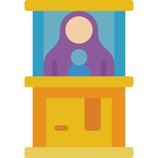 Teller fairground teller fortune teller icon