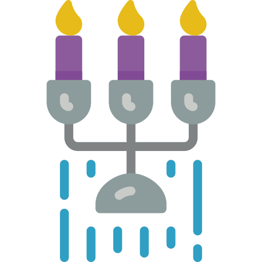 Candelabra candelabra candle flame icon