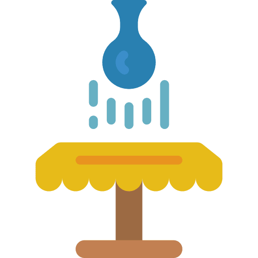 Vase display pottery vase icon