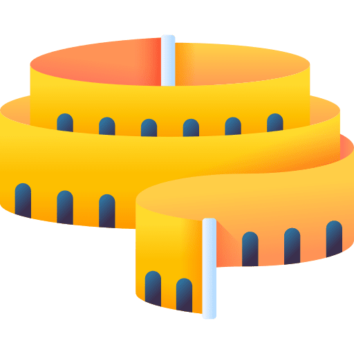 Measuring tape tools tailor atelier icon