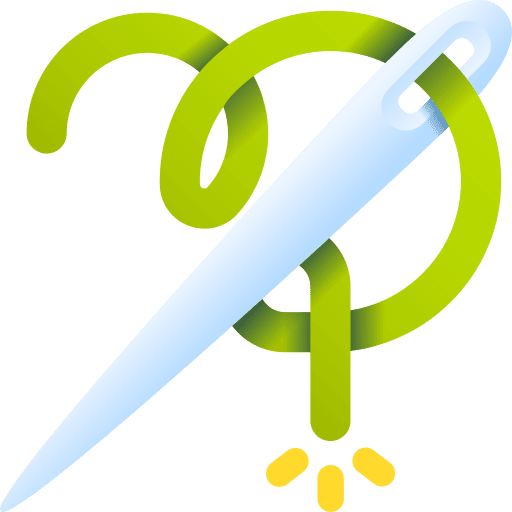 Needle thread clothing fashion icon