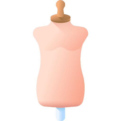 Dummy fashion dummy sewing icon