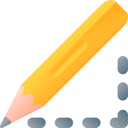 Pencil pencil tailor ruler icon