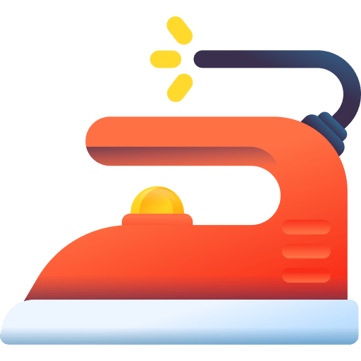 Iron device housework iron icon